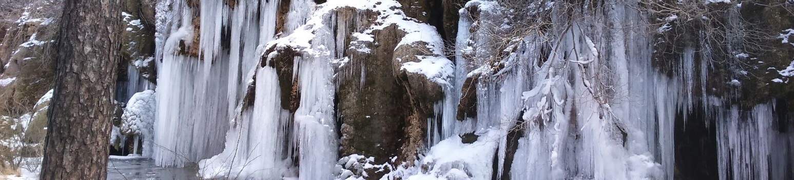 La cascada helada