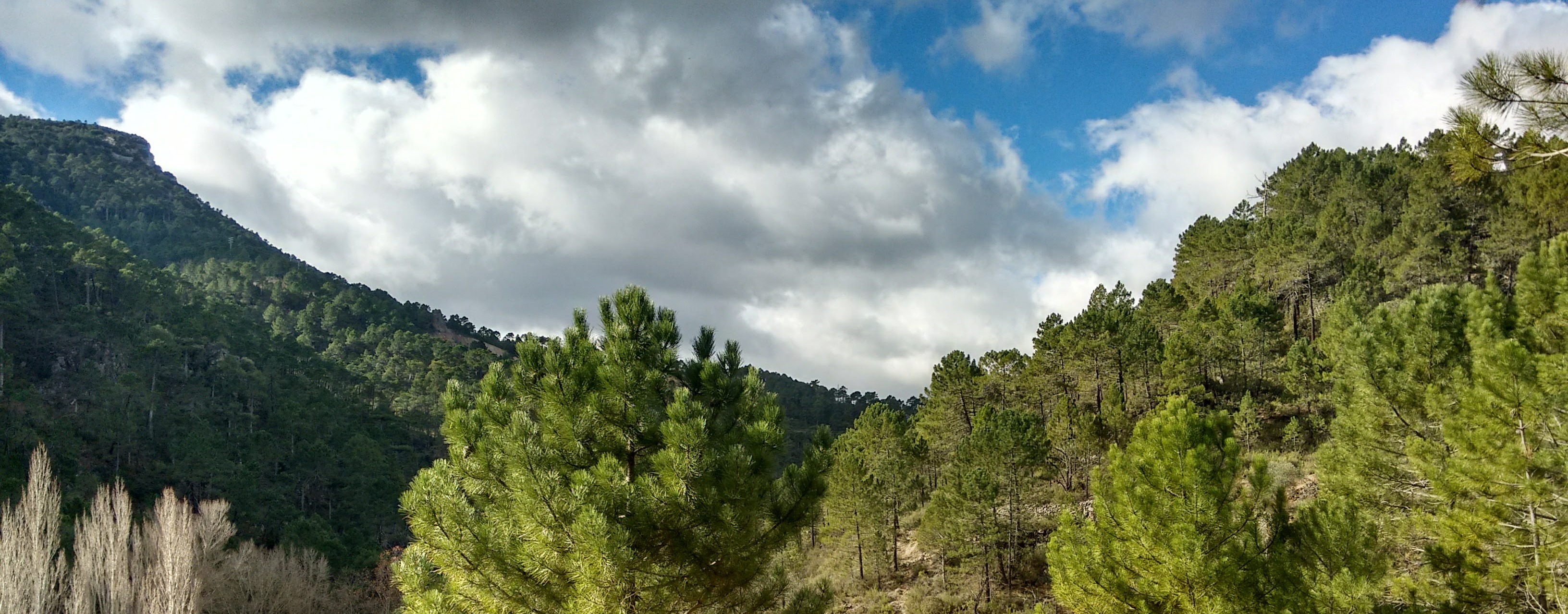 La sierra del Cujón desde el río Mundo