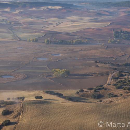 Lagunas de los Cedazos vistas desde el aire