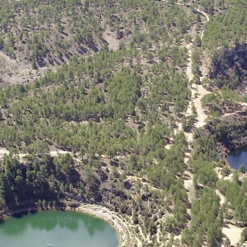 Lagunas Cañada Hoyo Helicoptero