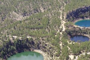 Lagunas Cañada Hoyo Helicoptero